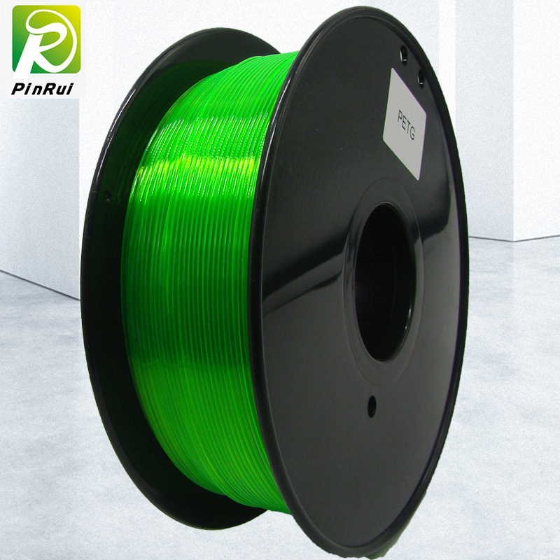 Pinrui 3Dnyomtató 1.75mmpetg filament zöld színe 3Dnyomtatóhoz