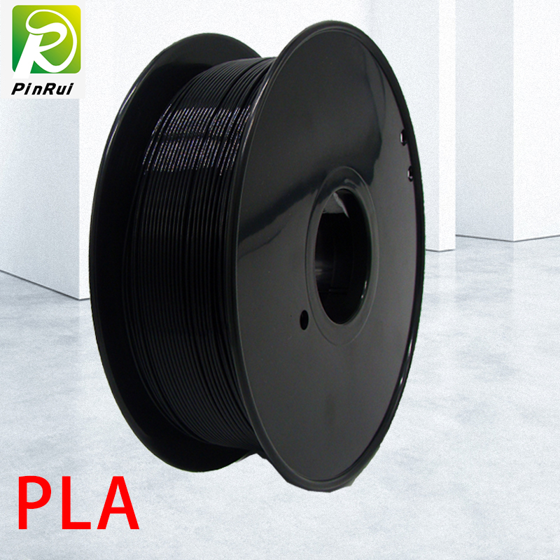 Pinrui magas minőségű 1kg 3D PLAnyomtató izzószál fekete színű