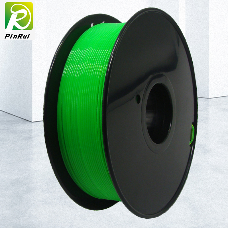 Pinrui kiváló minőségű 1kg 3D PLAnyomtató izzószál zöld színű